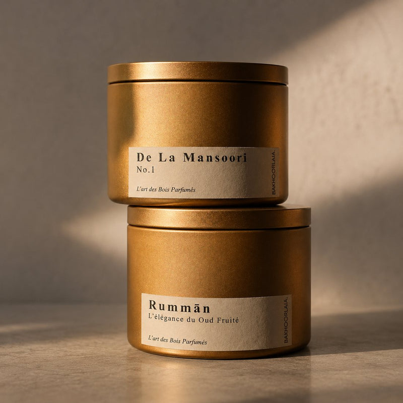 De La Mansoori × Rumman — Duo de Bakhoor, 50 g × 2